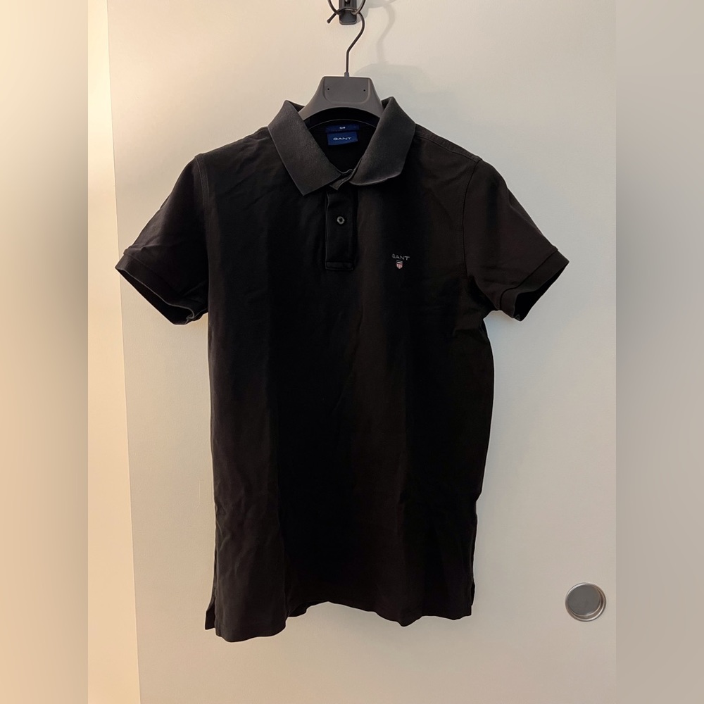 Gant Sky Black Slim Polo - M